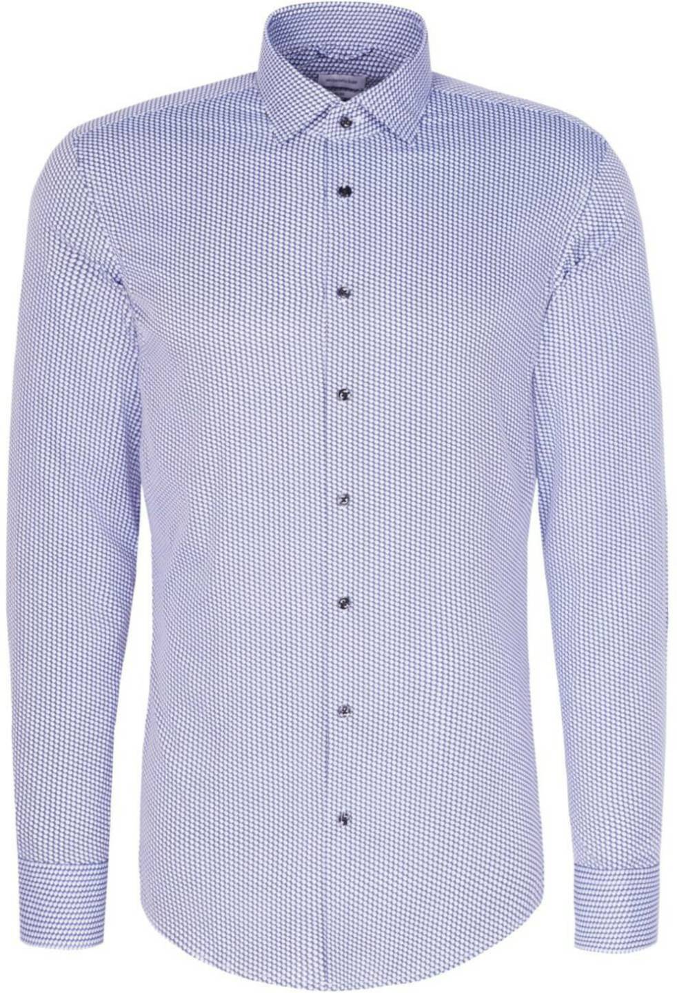 Hemden Seidensticker Performance-Hemd Slim blau