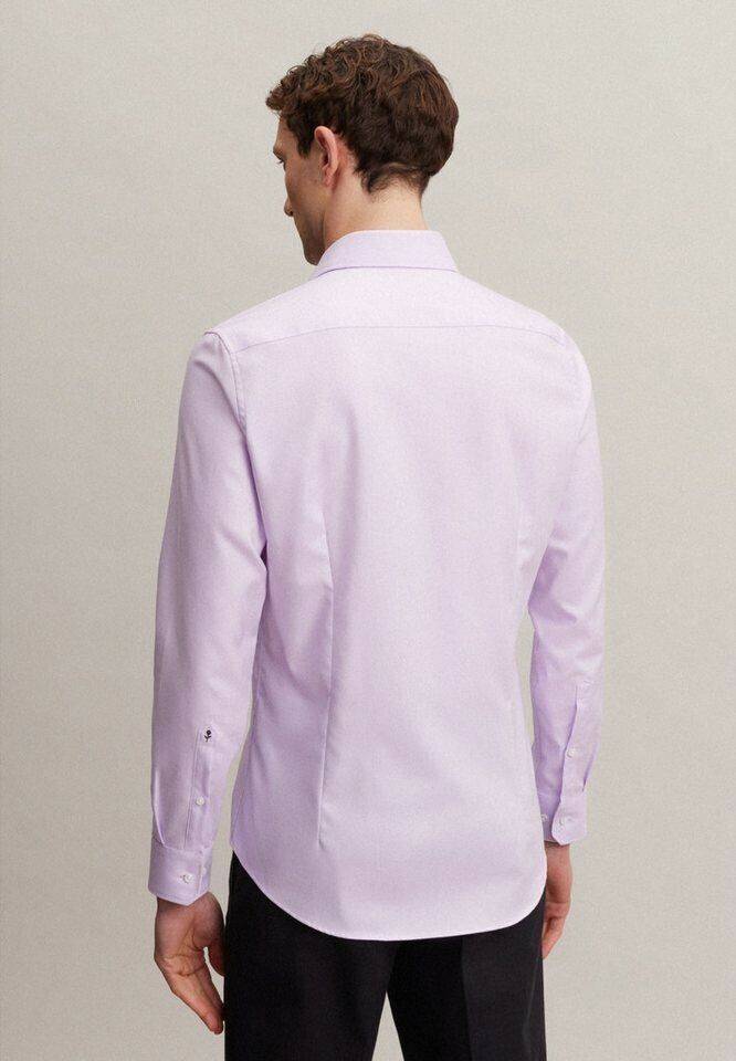 Hemden Seidensticker Twill Business Hemd Slim Kentkragen (01.653690)Bügelleichtes Twill Business Hemd in Slim mit Kentkragen Uni (01.653690-0082) lila