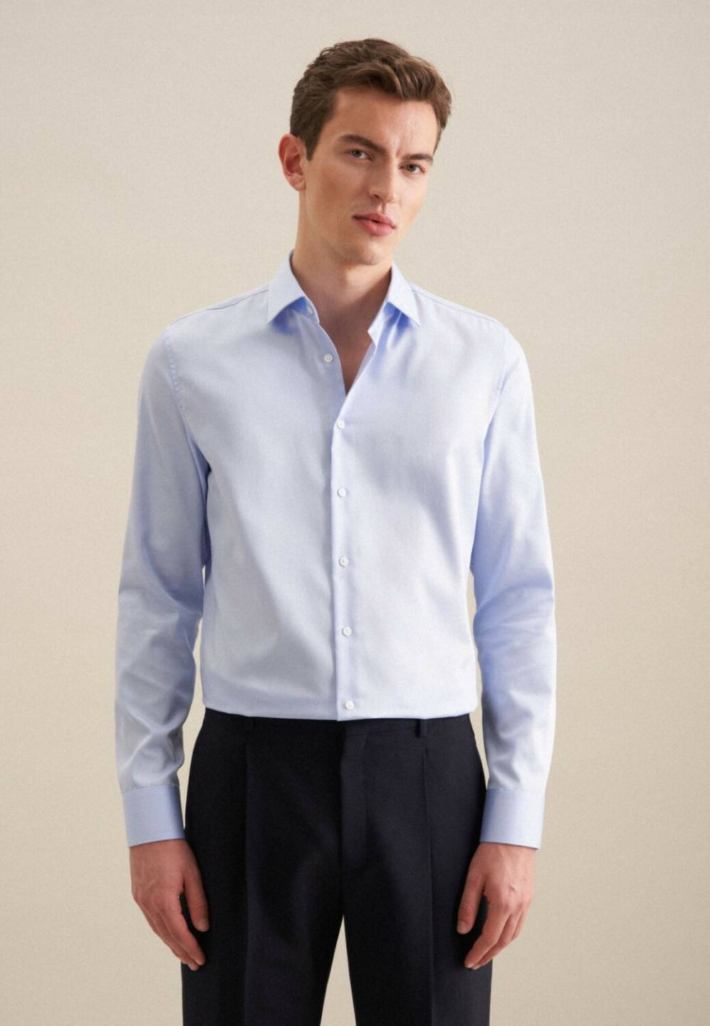Hemden Seidensticker Herren Business Hemd blau