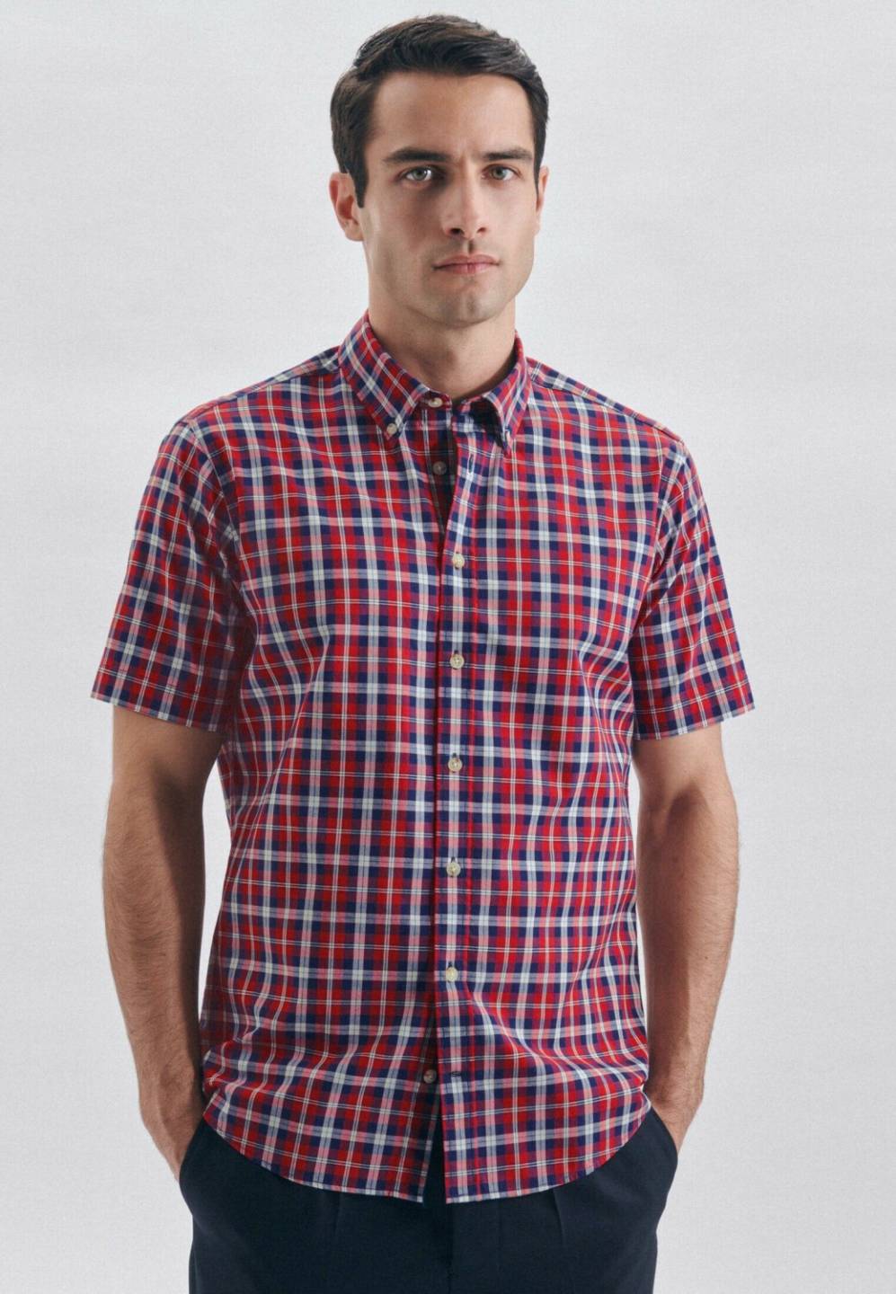 Seidensticker Oxfordhemd Regular mit Button-Down-Kragen (01.153103-0046-3738) Hemden
