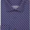 Seidensticker Popeline Business Hemd in Regular mit Kentkragen Druck (01.144010-0017) blau Hemden