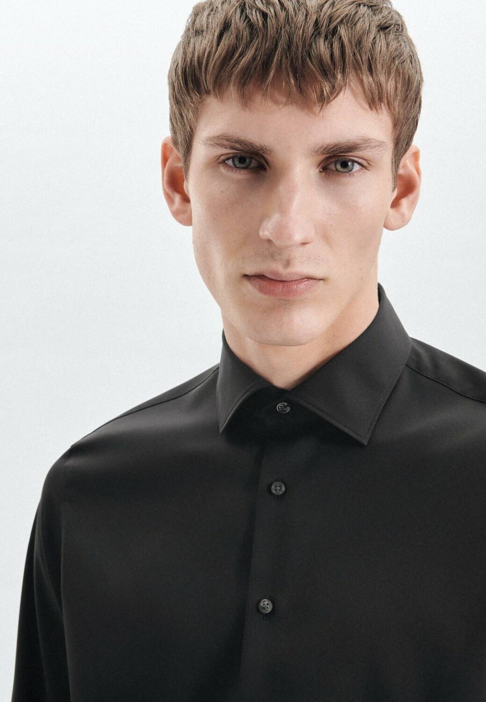 Seidensticker Performance-Hemd Slim Uni (01.650400)(01.650400-0039) schwarz Hemden
